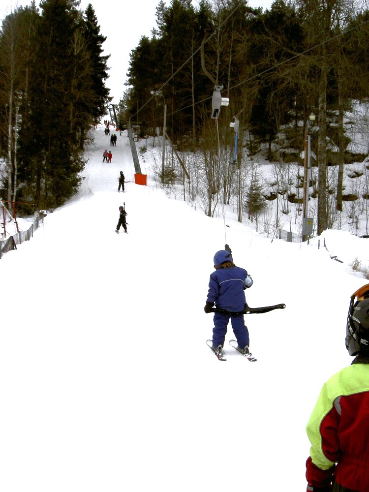 Flygbild över Kvisthamrabacken år 2000